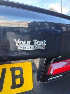 Personalised 3D Car Badge