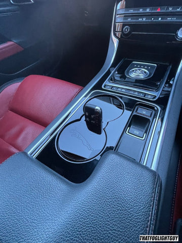 Image of Jaguar Cup Holder Cover - XE / F Pace