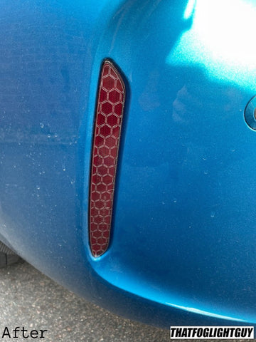 Image of BMW M2 Rear Reflector Overlay- Light Tint